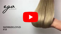 Kold mørk blond #18ASH 66 cm trense 50 gr på Youtube